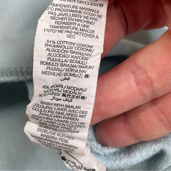 Sweaty Betty Cropped Shirt Terry Cloth Yoga Athleisure Loungewear Sz 8 - Picture 6 of 8